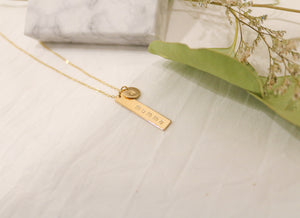 Mama/Grandma Vertical Bar Necklace