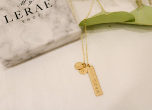 Mama/Grandma Vertical Bar Necklace