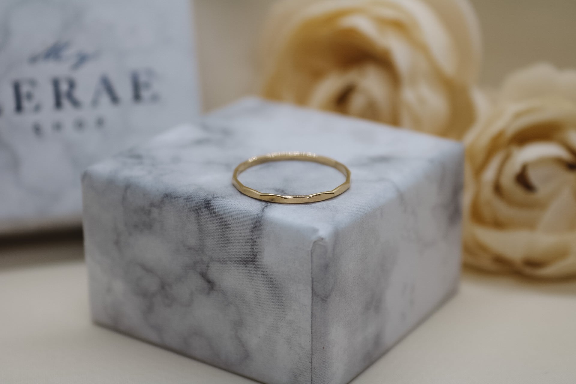 Textured Stackable Ring