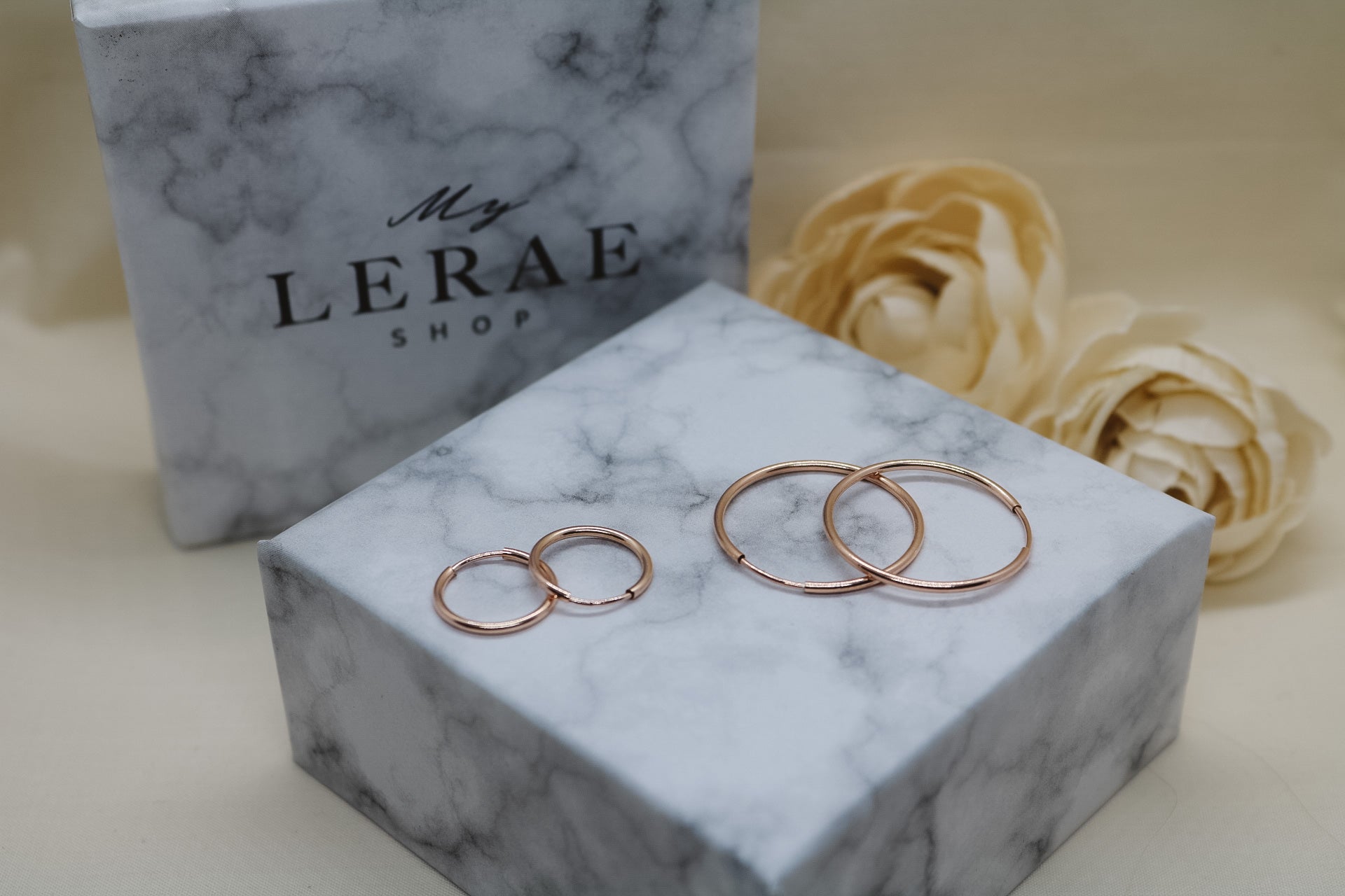 14K Rose Gold-Filled Everyday Hoops