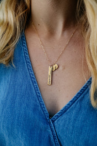 Mama/Grandma Vertical Bar Necklace