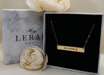 Load image into Gallery viewer, Mama Horizontal Bar Necklace
