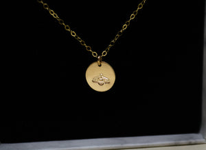 Symbol Disc Necklace - 11mm